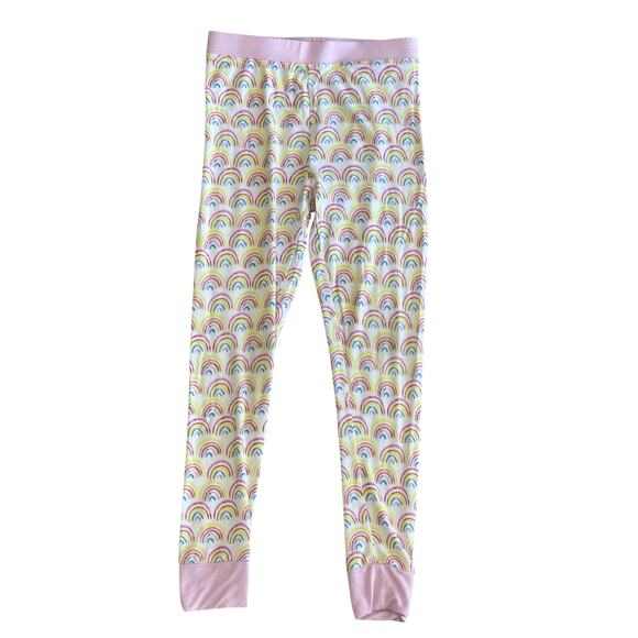 LITTLE SLEEPIES Pink Rainbow Pajama Set Size 5/6 - Picture 5 of 8